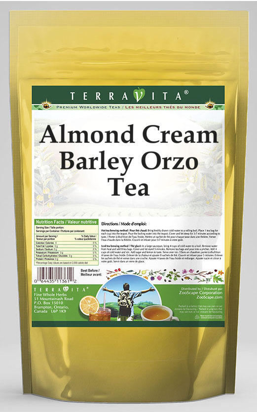 Almond Cream Barley Orzo Tea