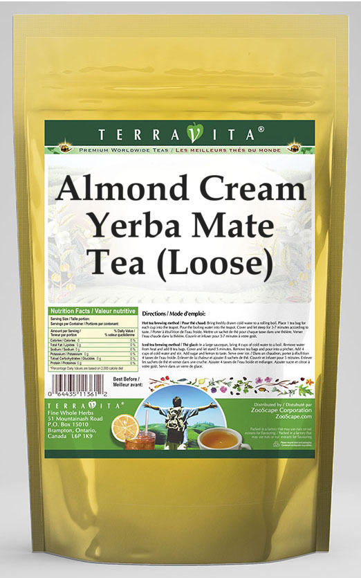 Almond Cream Yerba Mate Tea (Loose)