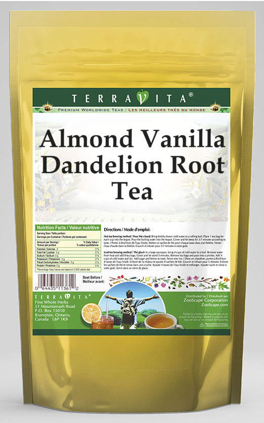 Almond Vanilla Dandelion Root Tea