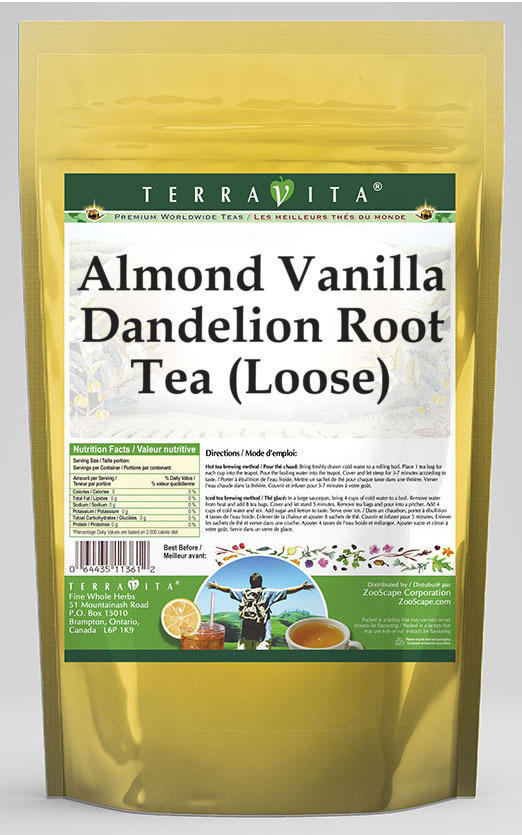 Almond Vanilla Dandelion Root Tea (Loose)