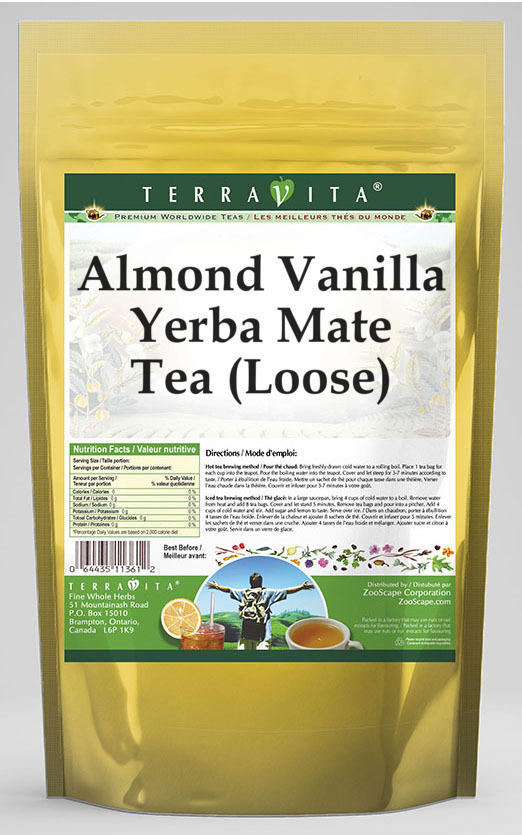Almond Vanilla Yerba Mate Tea (Loose)