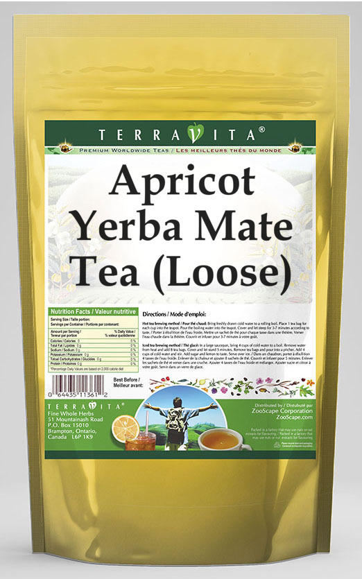 Apricot Yerba Mate Tea (Loose)
