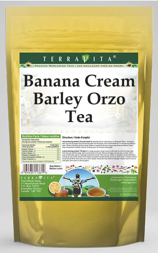 Banana Cream Barley Orzo Tea