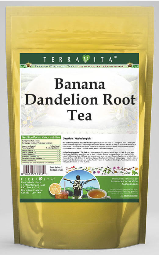 Banana Dandelion Root Tea