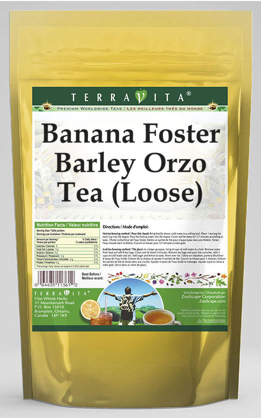 Banana Foster Barley Orzo Tea (Loose)