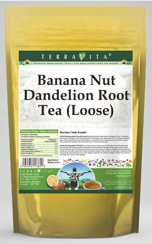 Banana Nut Dandelion Root Tea (Loose)