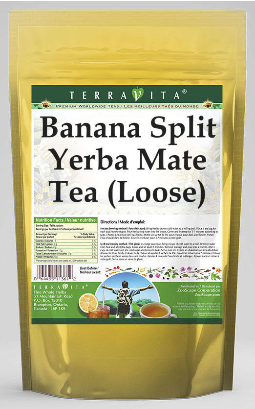 Banana Split Yerba Mate Tea (Loose)