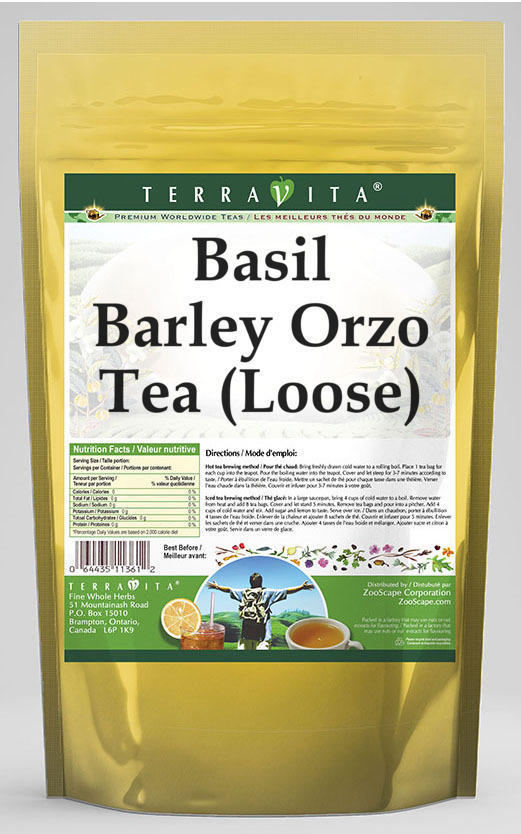 Basil Barley Orzo Tea (Loose)