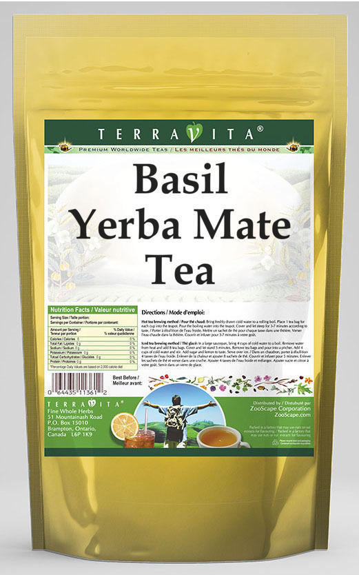 Basil Yerba Mate Tea