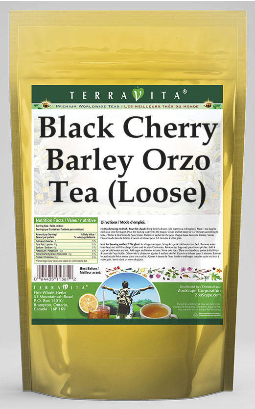 Black Cherry Barley Orzo Tea (Loose)