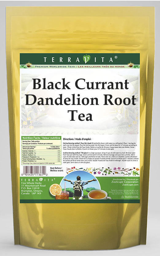 Black Currant Dandelion Root Tea