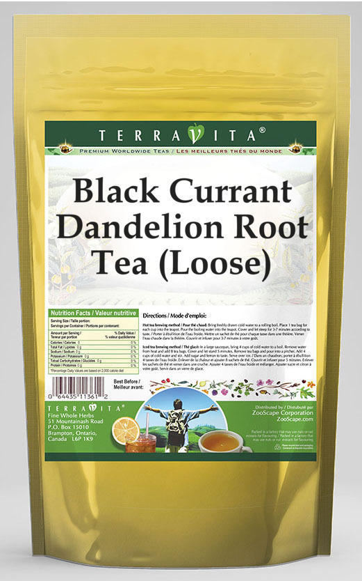 Black Currant Dandelion Root Tea (Loose)