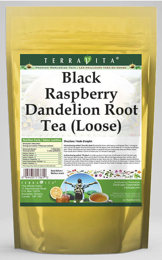 Black Raspberry Dandelion Root Tea (Loose)