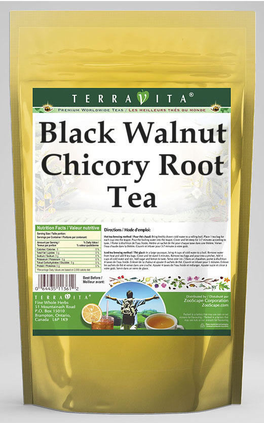 Black Walnut Chicory Root Tea