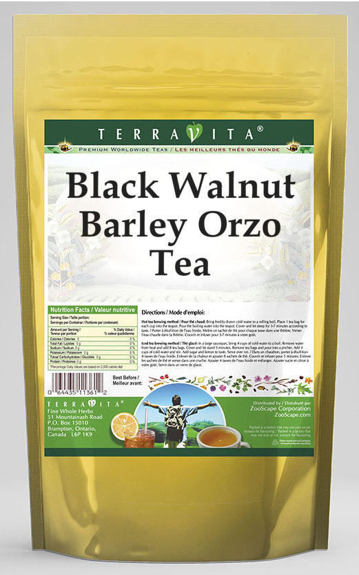 Black Walnut Barley Orzo Tea