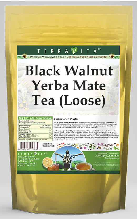 Black Walnut Yerba Mate Tea (Loose)