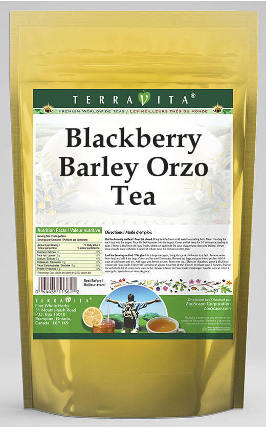 Blackberry Barley Orzo Tea