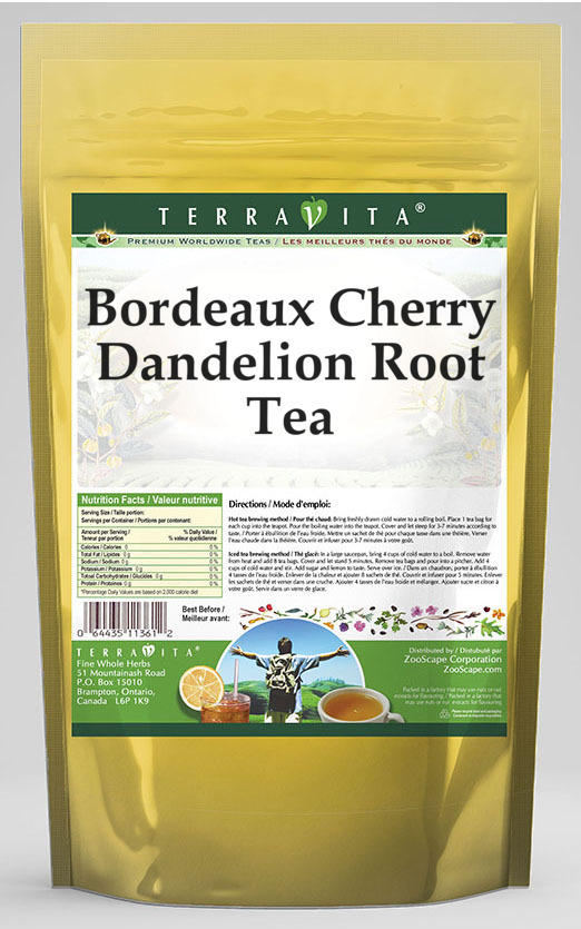 Bordeaux Cherry Dandelion Root Tea