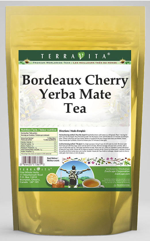 Bordeaux Cherry Yerba Mate Tea