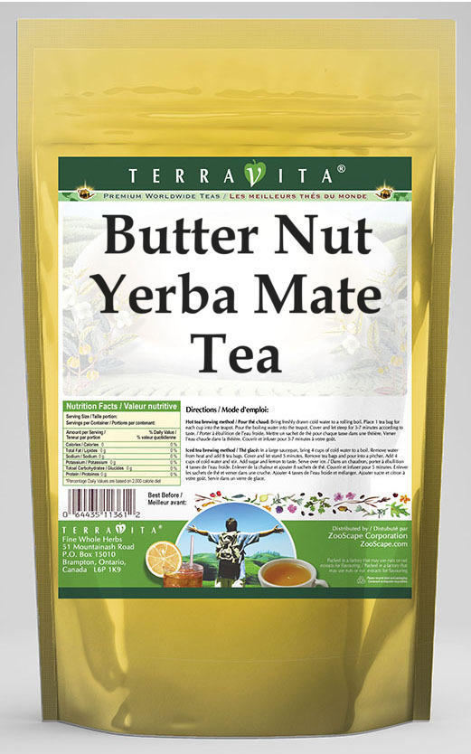 Butter Nut Yerba Mate Tea