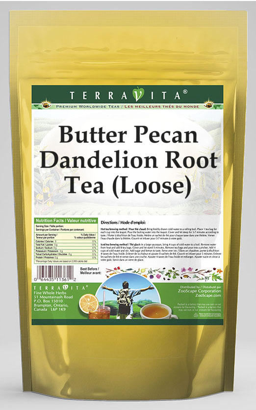 Butter Pecan Dandelion Root Tea (Loose)