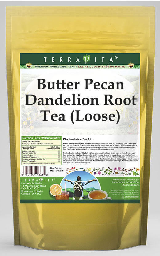 Butter Pecan Dandelion Root Tea (Loose)