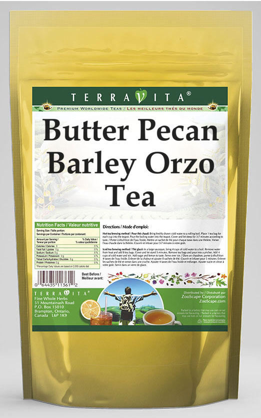 Butter Pecan Barley Orzo Tea