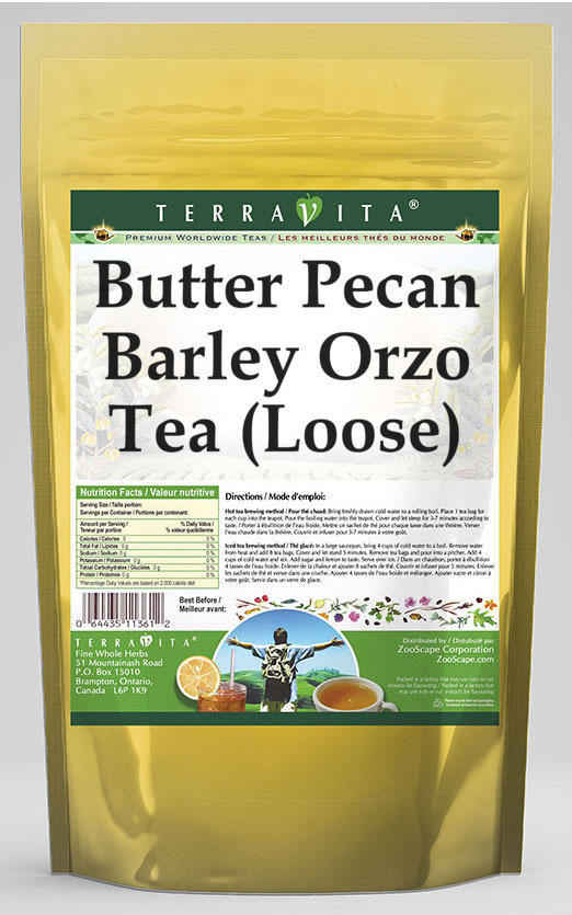 Butter Pecan Barley Orzo Tea (Loose)