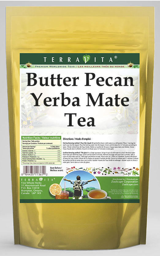Butter Pecan Yerba Mate Tea
