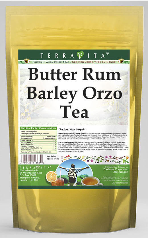 Butter Rum Barley Orzo Tea