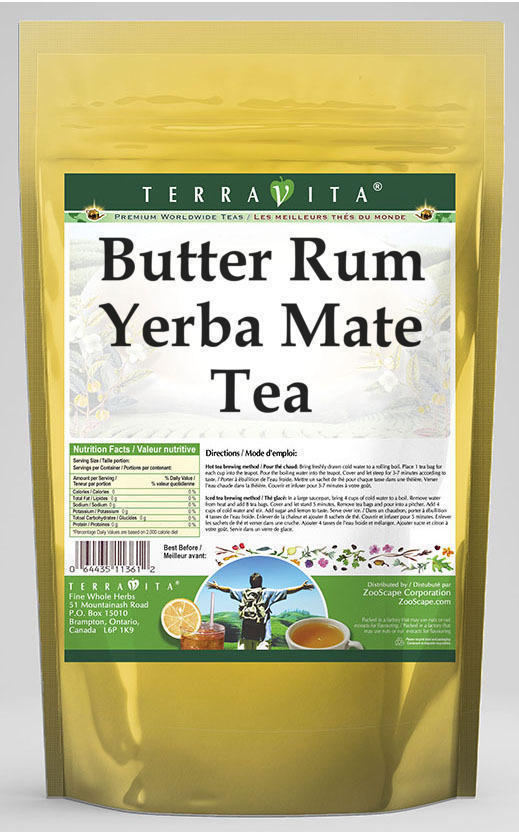 Butter Rum Yerba Mate Tea