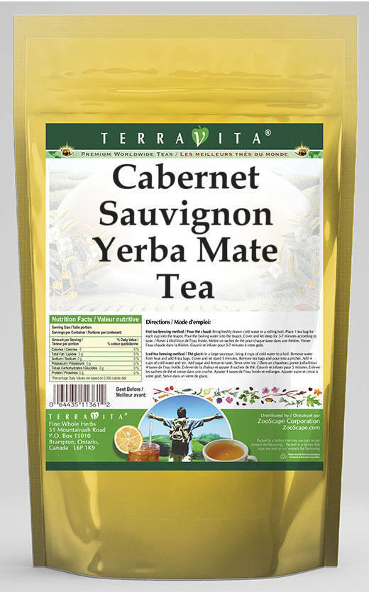 Cabernet Sauvignon Yerba Mate Tea