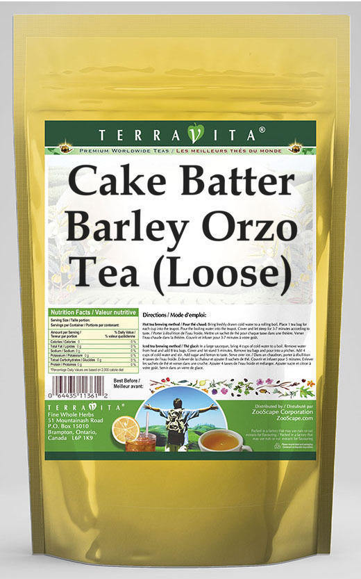 Cake Batter Barley Orzo Tea (Loose)