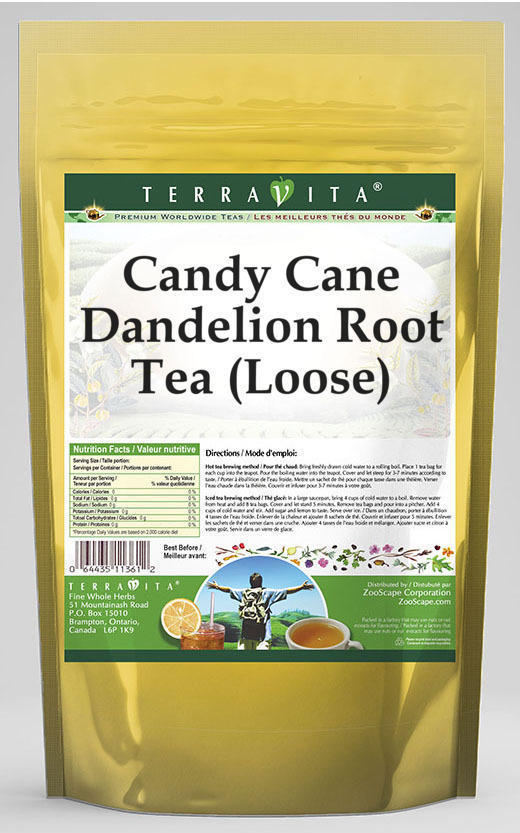 Candy Cane Dandelion Root Tea (Loose)