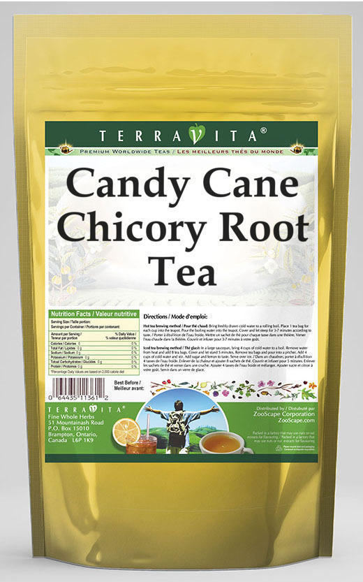 Candy Cane Chicory Root Tea