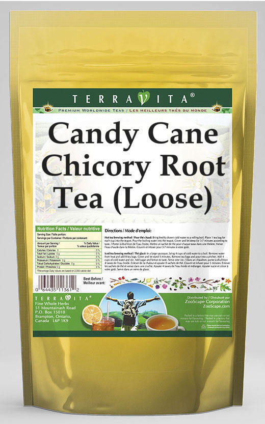 Candy Cane Chicory Root Tea (Loose)