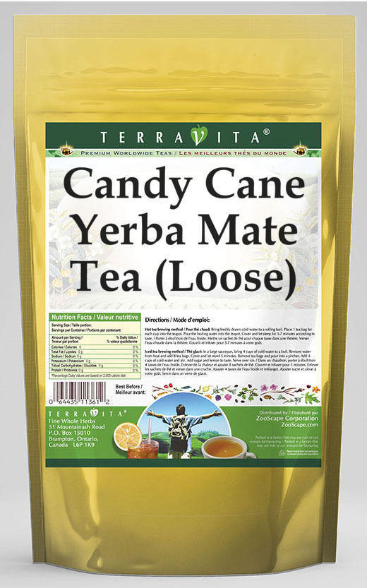 Candy Cane Yerba Mate Tea (Loose)