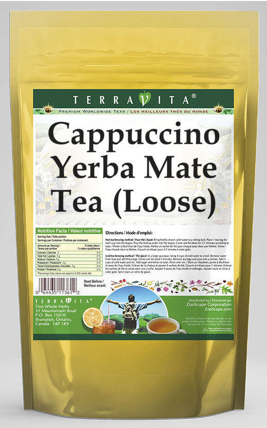 Cappuccino Yerba Mate Tea (Loose)