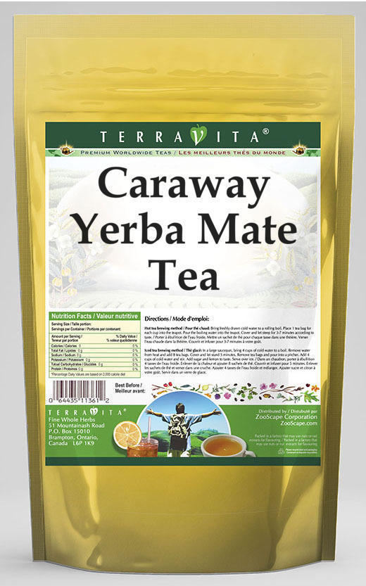 Caraway Yerba Mate Tea