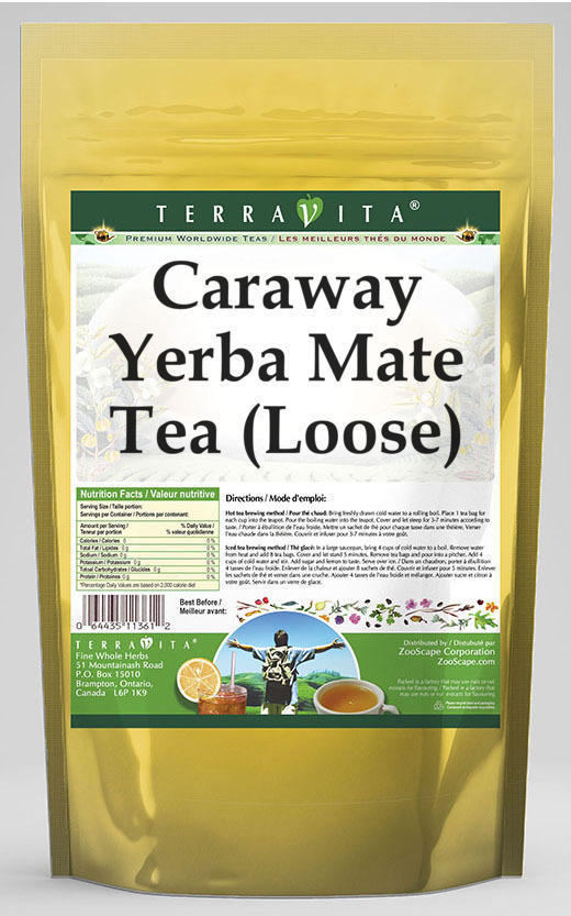Caraway Yerba Mate Tea (Loose)