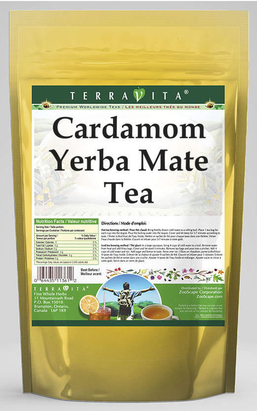 Cardamom Yerba Mate Tea