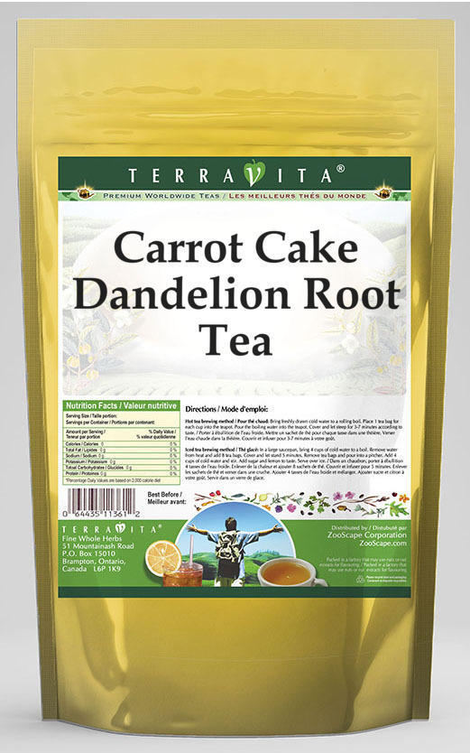 Carrot Cake Dandelion Root Tea