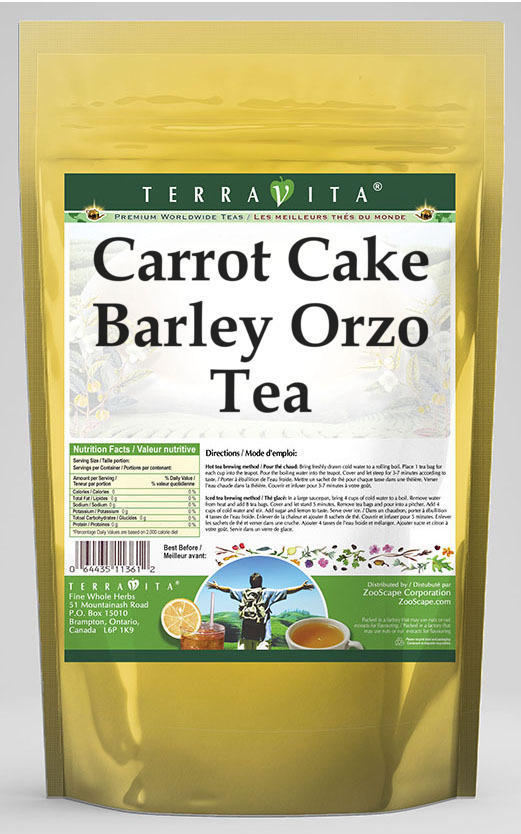 Carrot Cake Barley Orzo Tea