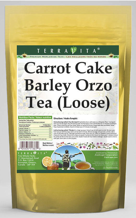 Carrot Cake Barley Orzo Tea (Loose)