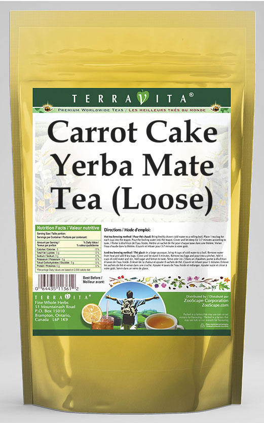 Carrot Cake Yerba Mate Tea (Loose)