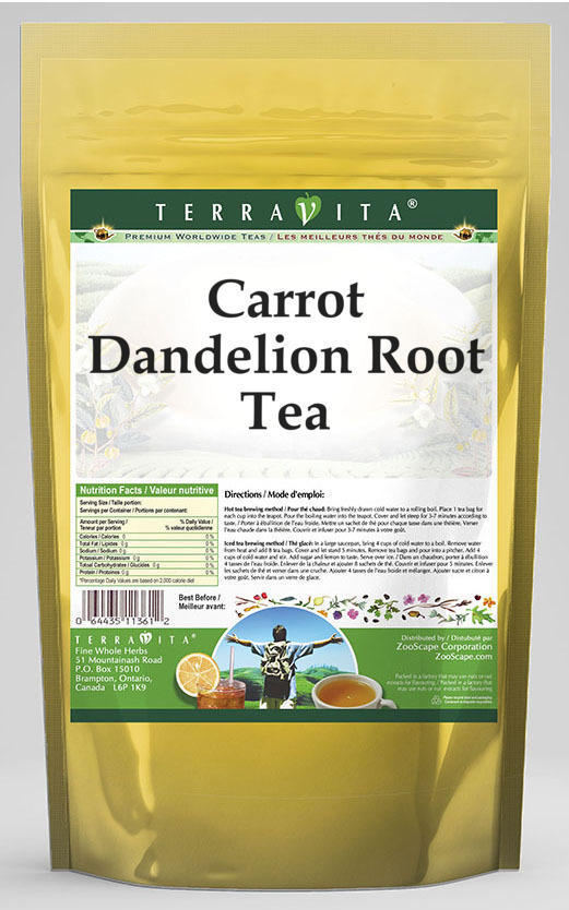 Carrot Dandelion Root Tea