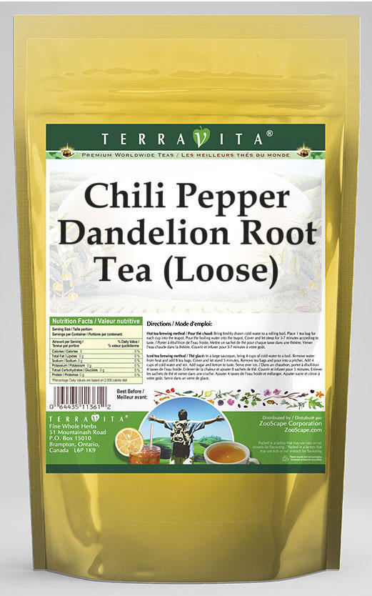 Chili Pepper Dandelion Root Tea (Loose)