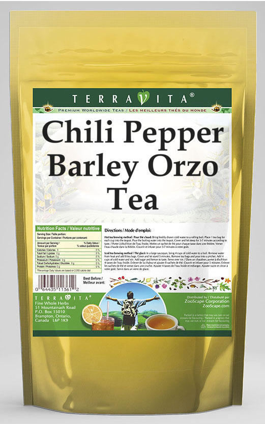 Chili Pepper Barley Orzo Tea