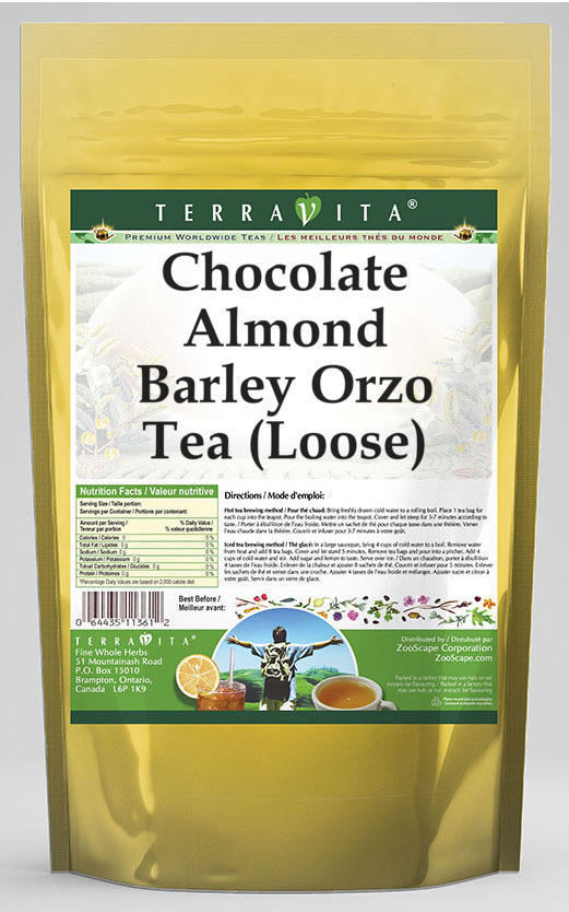 Chocolate Almond Barley Orzo Tea (Loose)