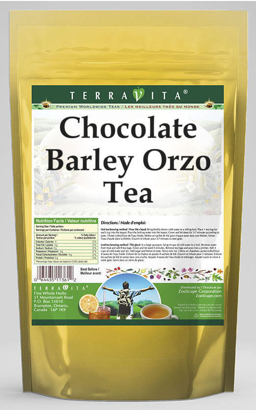 Chocolate Barley Orzo Tea